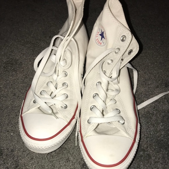 Converse Other - NWOT White High Top Converse M 10.5 W 12.5
